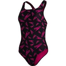 Pink - Women Swimwear Speedo BM Logo Swimsuit Ladies