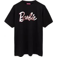 Barbie Women's Oversized T-shirt - Black/Pink