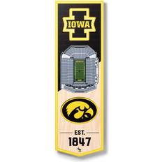 YouTheFan Iowa Hawkeyes 3D StadiumView Banner