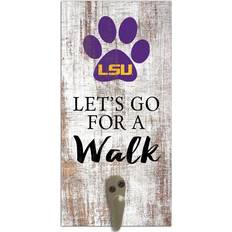 Fan Creations LSU Tigers Leash Holder Sign Board