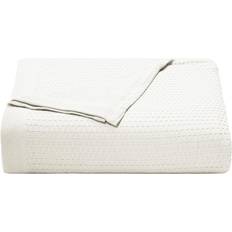 Nautica Baird Diamond Blankets White (274.32x228.6cm)