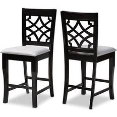 Baxton Studio Nisa Bar Stool 108cm 2pcs