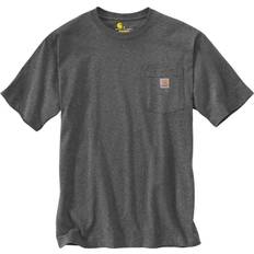 Carhartt Men's Loose Fit Heavyweight Short Sleeve Pocket T-shirt - Carbon Heather