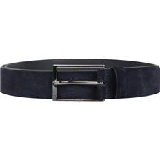 Blue - Men Belts HUGO BOSS Calindo Belt - Navy