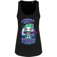 Mio Moon Womens/Ladies Myself Am Strange & Unusual Vest Top (Black)