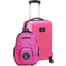 Milwaukee Brewers Deluxe 2-Piece Backpack and Carry-On Set - Pink