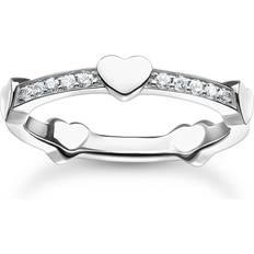 Thomas Sabo Damring Charming Ring - Silver/Transparent