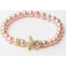 Lancaster Ladies'Bracelet JLA-BR-STAR-6-PU Golden Sterling