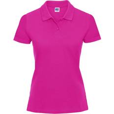 M - Women Polo Shirts Russell Athletic Europe Womens/Ladies Classic Cotton Short Sleeve Polo Shirt (Fuchsia)