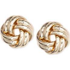 Anne Klein Knot Stud Earrings - Gold