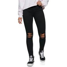 Dr. Denim Moxy Ripped Knees Jeans - Black