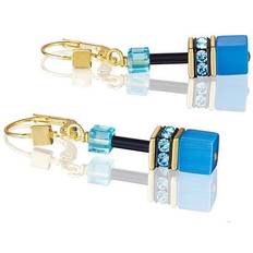 Coeur de Lion Classic GEOCUBE Earrings Rainbow Accents