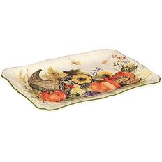 Certified International Harvest Morning Serving Dish