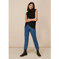 Whistles Authentic Slim Leg Frayed Jeans