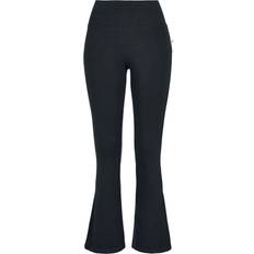 Urban Classics Organic Interlock Bootcut Leggings - Black