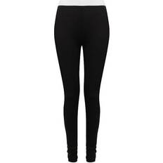 SF Womens/Ladies Leggings (Black/White)