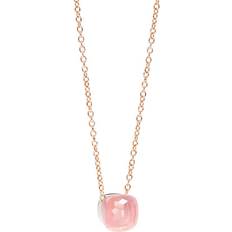 Pomellato Nudo Pendant with Chain - Rose Gold/White Gold/Quartz