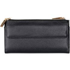 Dopp Cosmopolitan Leather Organizer Wallet - Black