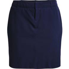 Under Armour Sportswear Garment - Women Skirts Under Armour Women's Links Woven Skort - Midnight Navy/Neptune/Metallic Silver