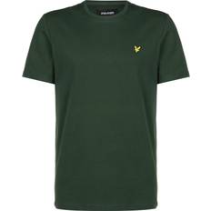 Men - Yellow T-shirts & Tank Tops Lyle & Scott Plain T-shirt - Dark Green