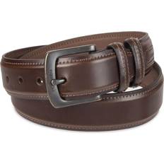 Columbia Belts Columbia Double Loop-Stitched Leather Belt