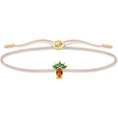 Orange Jewellery Thomas Sabo Sterling Plated Pineapple Bracelet LS129-472-7-L20V