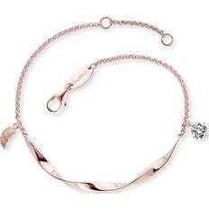 Engelsrufer Angel Wing Twist Bracelet - Rose Gold/Transparent