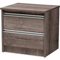 Baxton Studio Gallia Bedside Table 40x48.5cm