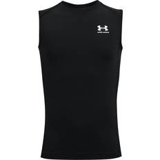 Under Armour Boy's HeatGear Sleeveless - Black/White (1368511-001)