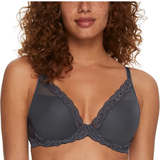 Natori Feathers Plunge Bra - Ash Navy