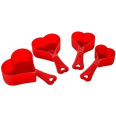 Red Measuring Cups Premier Housewares Red Heart Set of 4 Measuring Cup