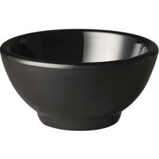 APS Pure Melamine Black Round Mini 55mm Soup Bowl