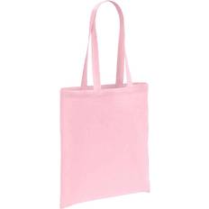 Brand Lab Cotton Long Handle Shopper Bag (One Size) (Light Pink)