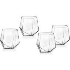 Godinger 46704 17 oz Isla Crystal Whiskey Glass, Clear Set of 4 Whisky Glass