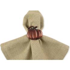 Pumpkin (Set Of 6) Copper Copper Napkin Ring