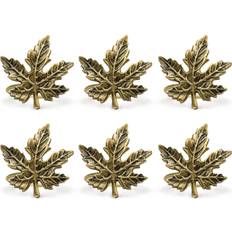 Design Imports Maple Leaf Napkin Ring 5.7cm 6pcs