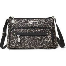 Baggallini El Paso Crossbody Bag - Tan & Black Cheetah