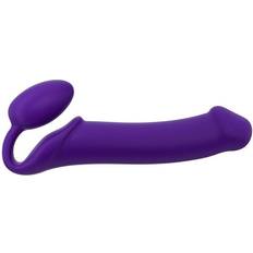 Lovely Planet Strap-on-me Semi-realistic Bendable Strap-on Purple Size L