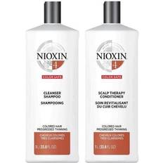 Nioxin System 4 Cleanser Scalp Therapy 33.8oz/1 LITER DUO