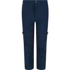 Regatta Childrens/kids Highton Stretch Zipoff Walking Trousers (moonlight Denim)