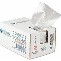 Inteplast Group Reclosable Food Bags, 4"W x 8"L, .68 Mil, Clear, 1000/Pack Plastic Bags & Foil