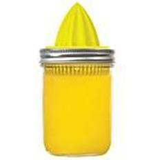 Jarware Yellow 82617 Juicer Lid for Wide Mouth Mason Jars, Plastic Kitchen Container