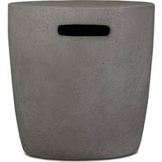 Real Flame Riverside 19 in. Propane Tank Cover in Glacier Gray