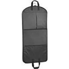 WallyBags Heavy Duty Travel Garment Bag with Pockets, Black, 52-inch