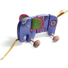 House of Marbles TiddlyTots Large Wooden Pull-Along Elephant