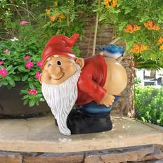 Moonie Design Toscano Moonie Bare Buttocks Garden Gnome Statue