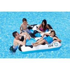 Poolmaster Hole-Y Cow Island Inflatable Pool Toy