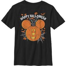 Fifth Sun Boy's Mickey & Friends Mouse-o-Lantern T-shirt - Black