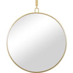 Varaluz Stopwatch Gold Round Accent Wall Mirror