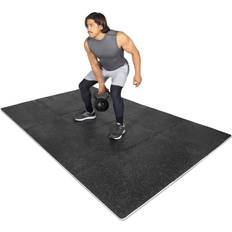 ProsourceFit Rubber Top Exercise Puzzle Mat 3/4-in 48sqft one size